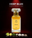 Deep Blue 50ml unisex perfume bottle | oceanic mineral fragrance with bergamot, marine notes, and musk