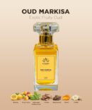 Oud Markisa 50ml unisex woody oriental perfume bottle with passionfruit, saffron, rose, oud, and amber notes